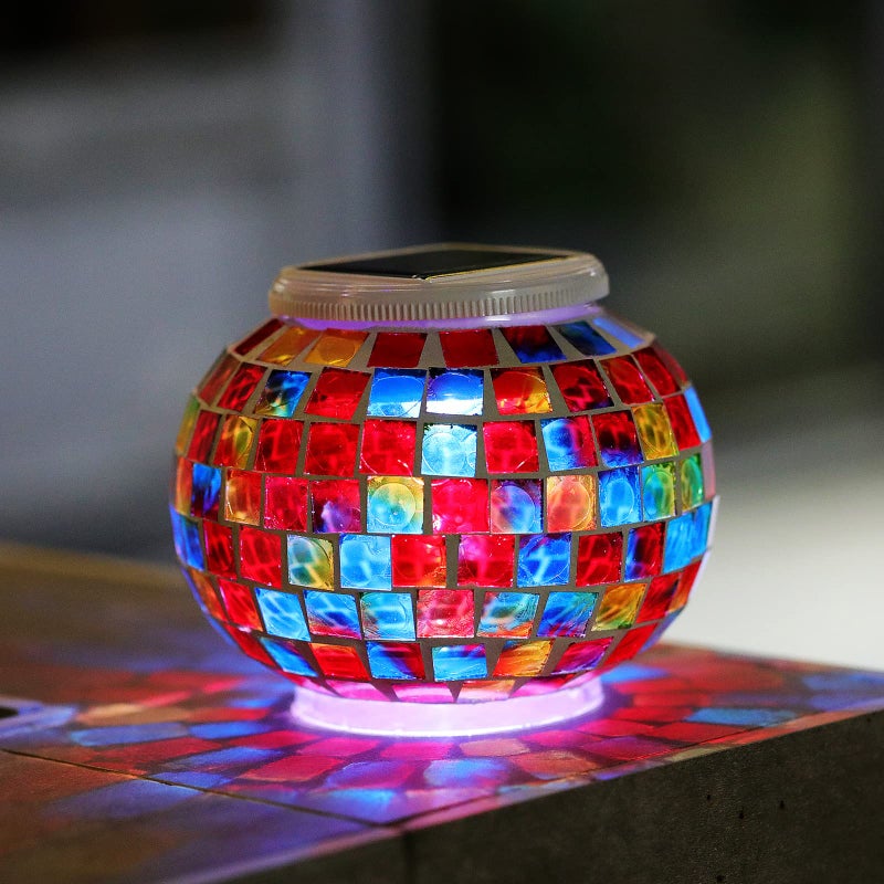 Starryfill Color Changing Solar Glass Block Led Table Lights - Rechargeable, Outdoor & Indoor, Ideal Gifts - Image 2